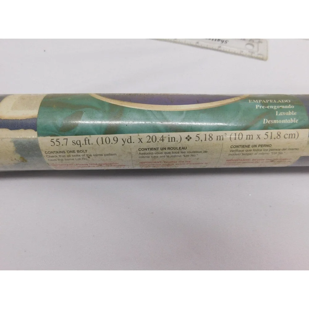 Vintage Norwall Wallpaper Boat Nautical 55.7 Sq Ft